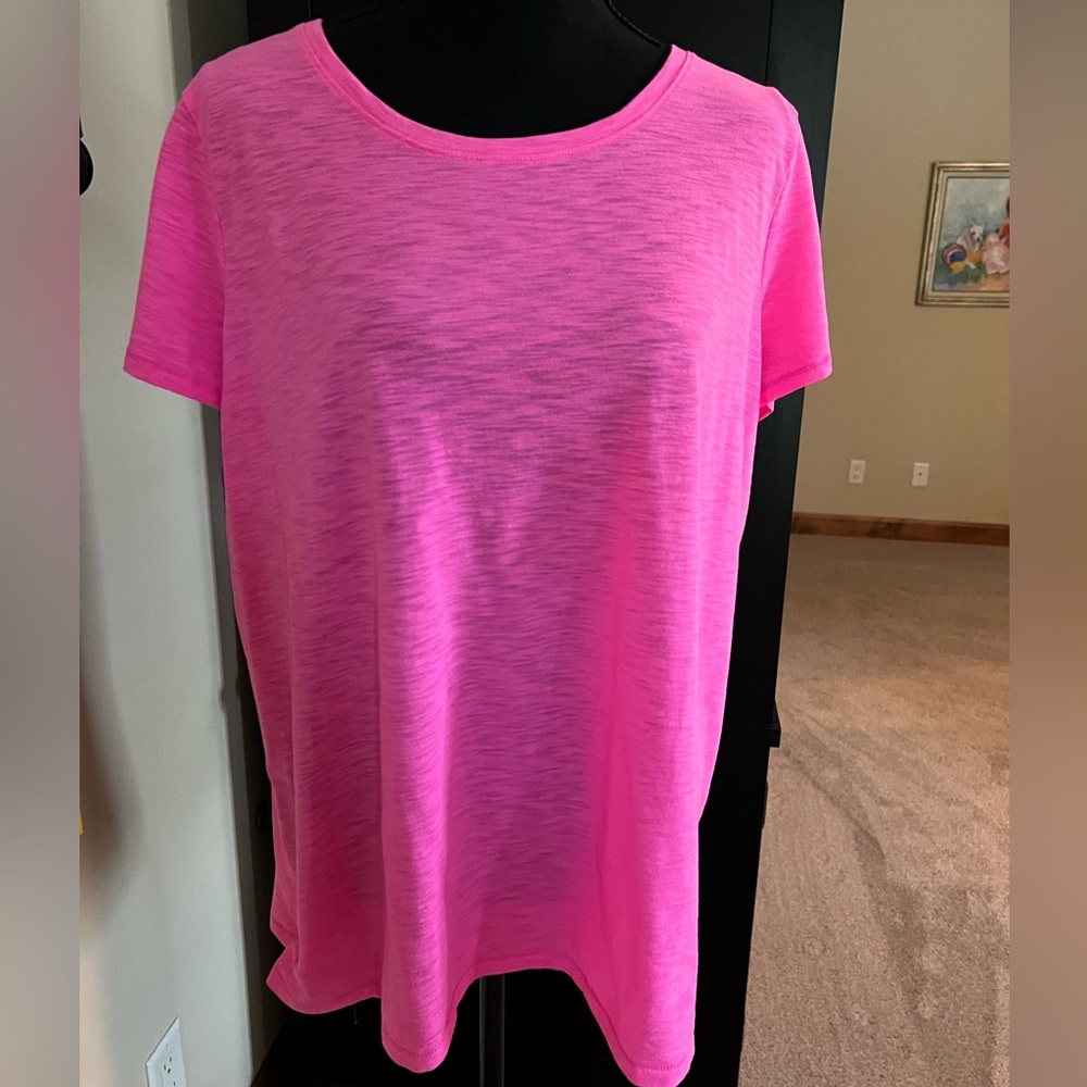 Lilly Pulitzer Hot Pink Short Sleeve Tee